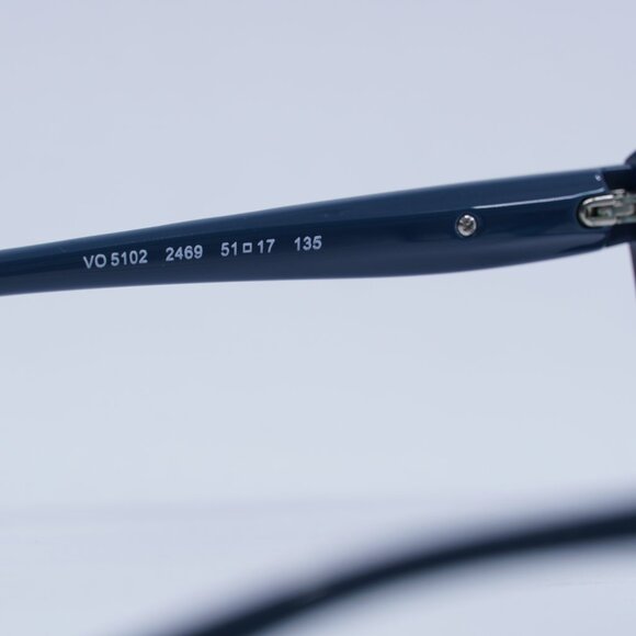 🕶️ New Vogue VO5102 2469 Eyeglasses - Petroleum/Green Frame 51mm - Picture 6 of 10